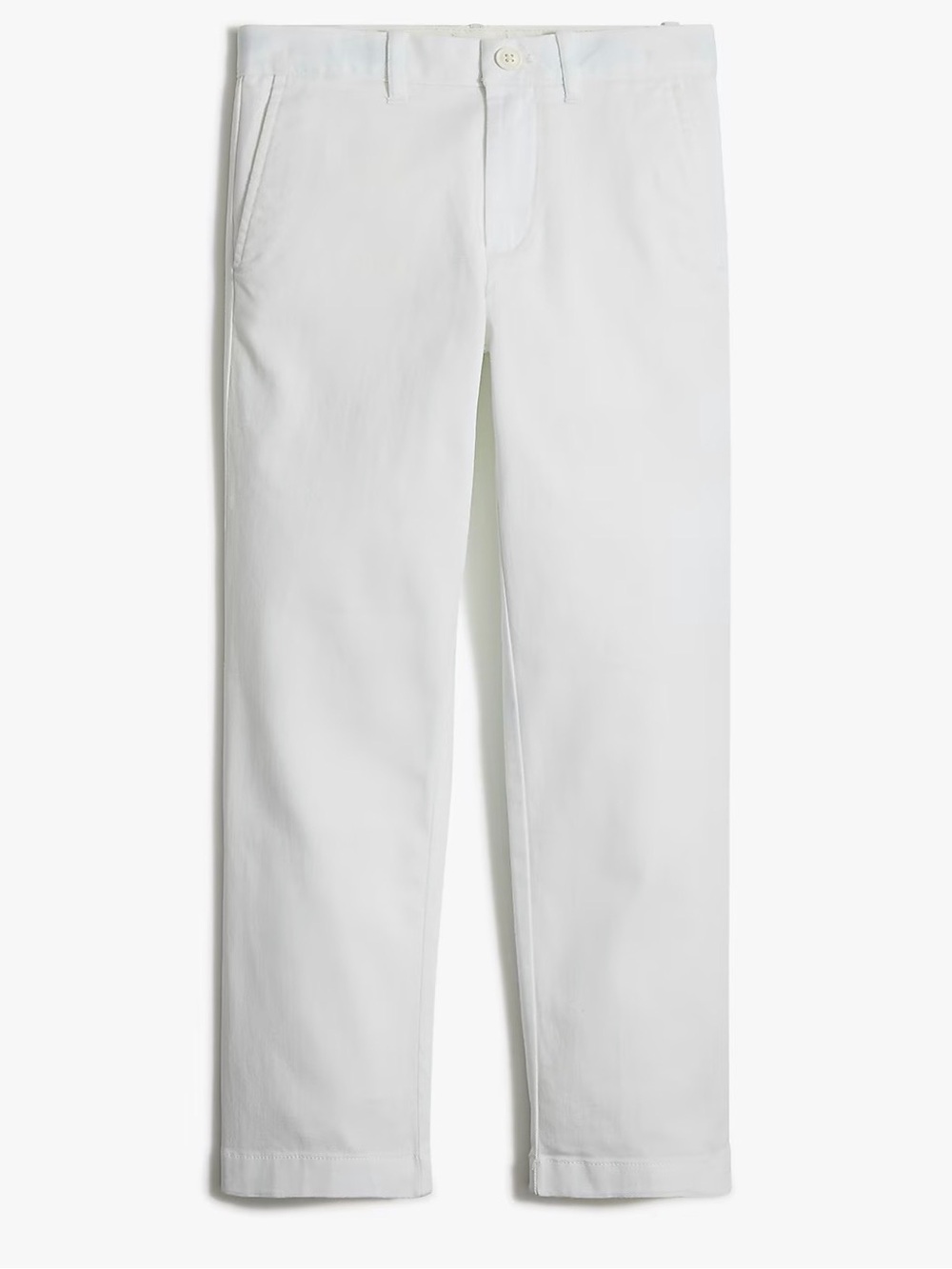 Crewcuts White Slim Chinos